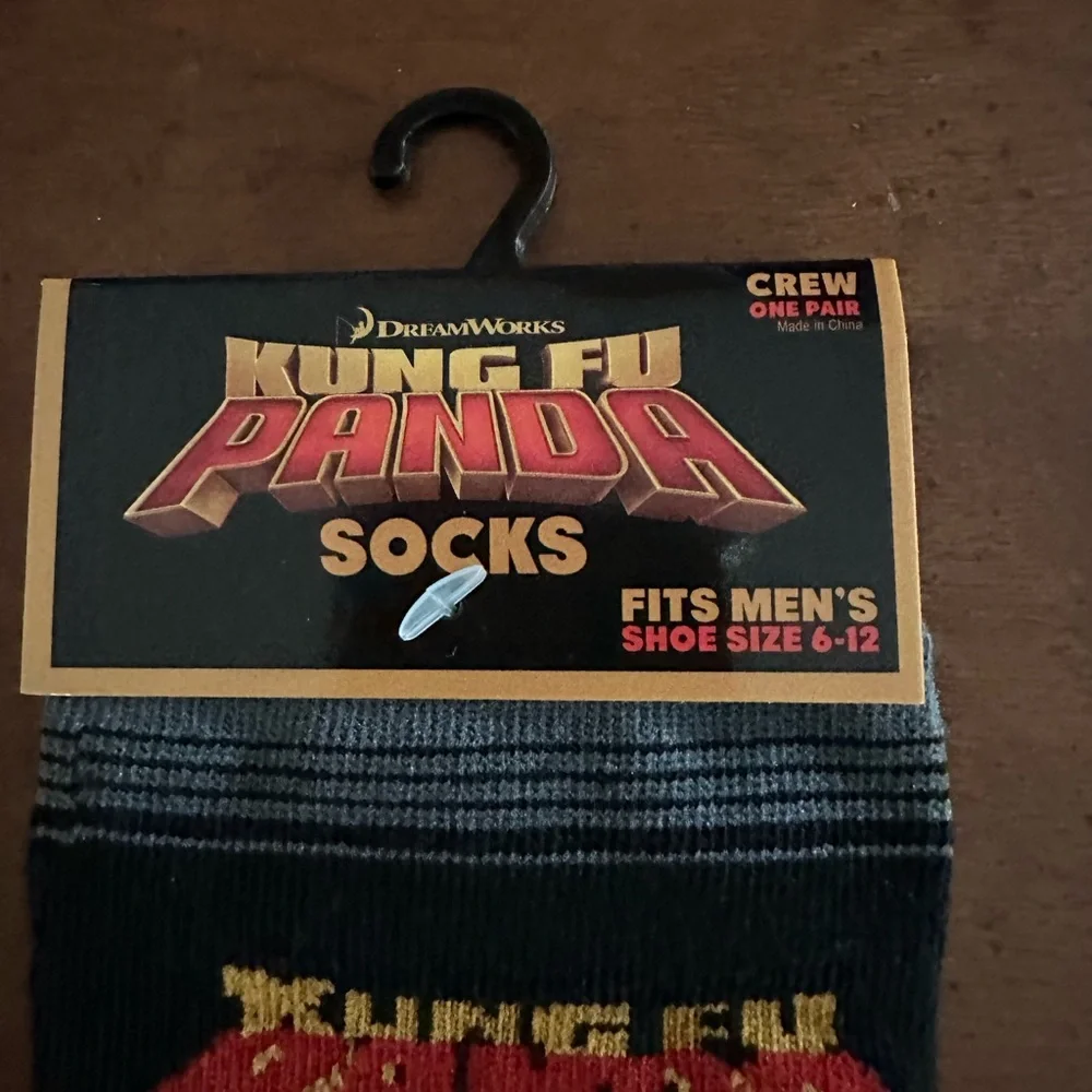 🌵3/$15 Kung Fu Panda novelty crew socks (see description)